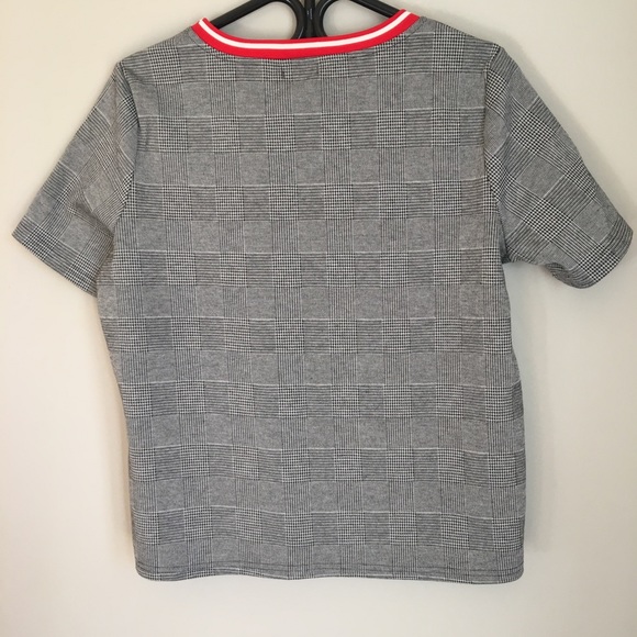 Plaid Ardene’s tee shirt - Picture 2 of 3